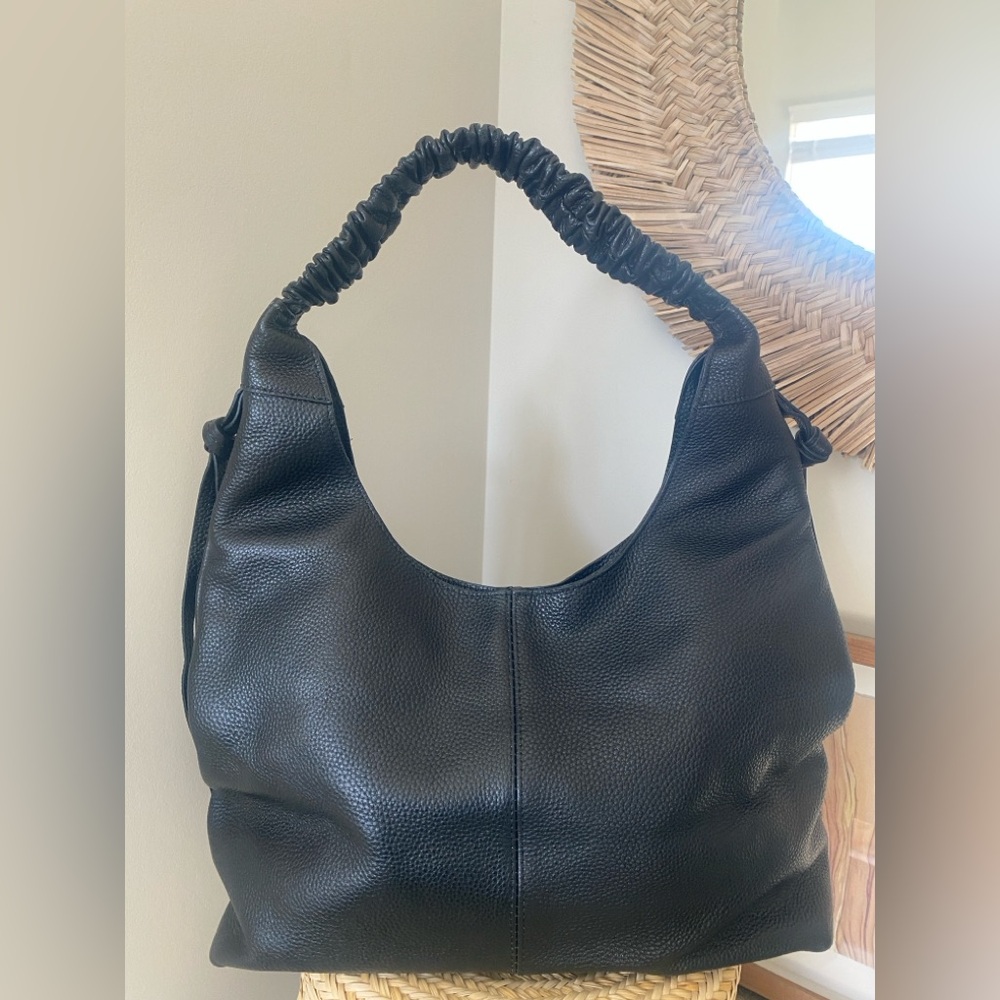 Laggo Bella Black Hobo Bag